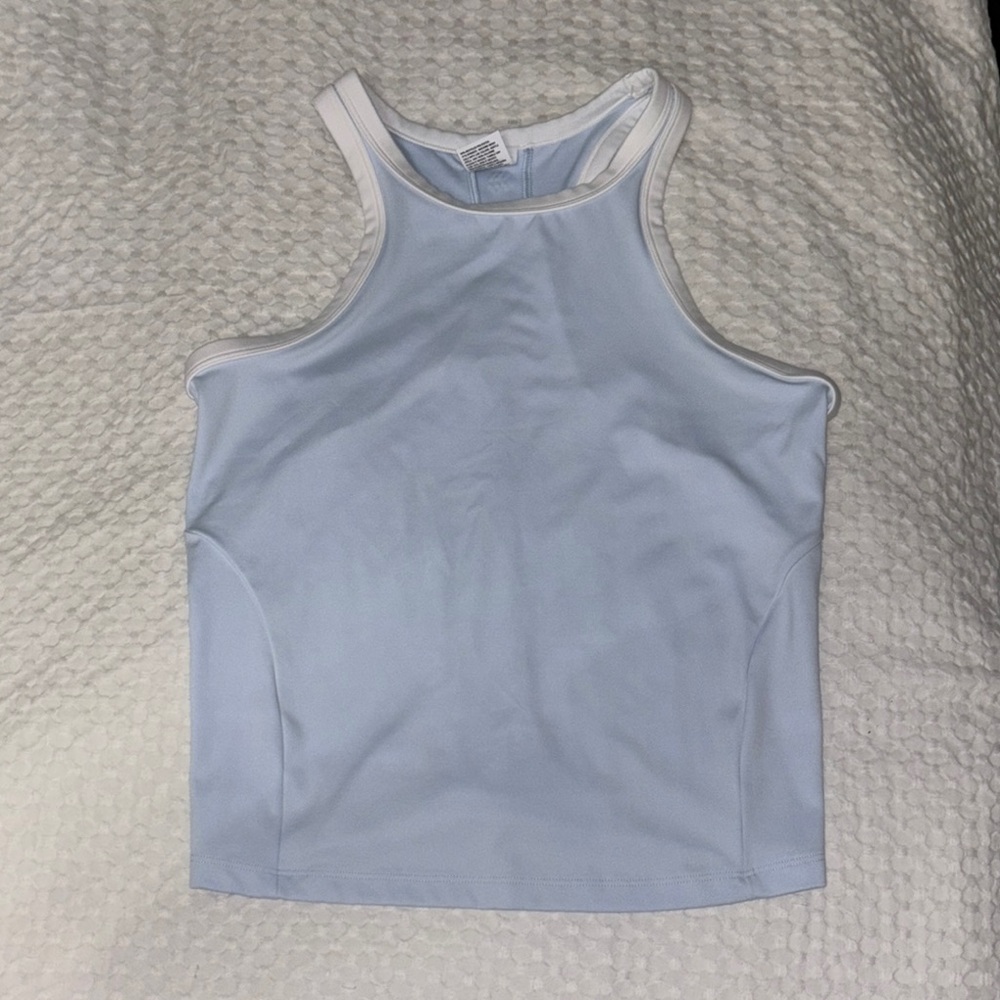 Light Blue Sleeveless Women's Top